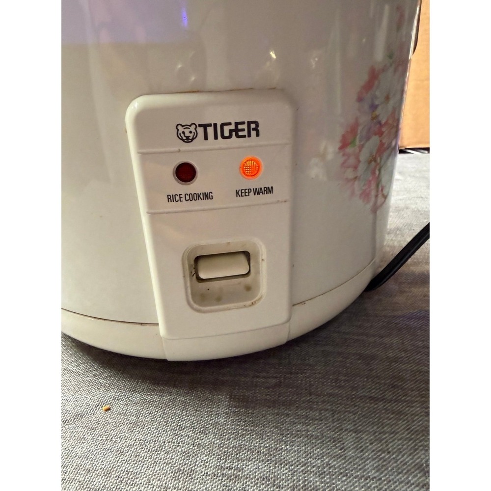 Tiger JNP-1500 8-Cup Rice Cooker Flower Pattern (no bowl)